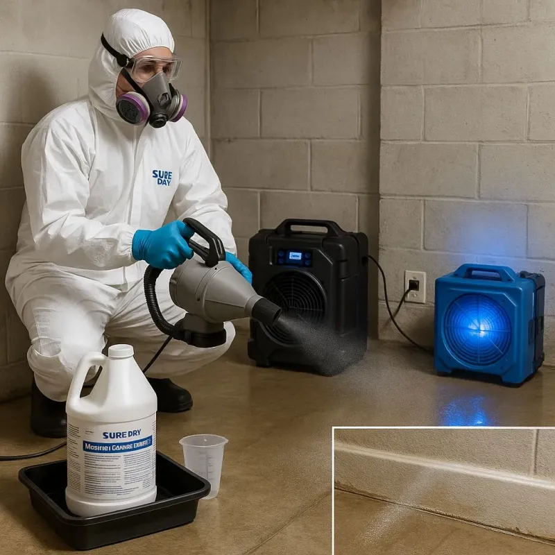 Sanitization and Odor Removal process in Northlake, SC